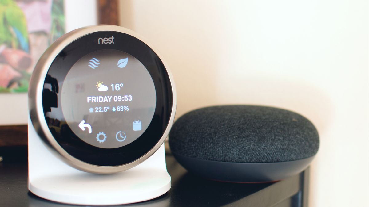 Control nest best sale with google home