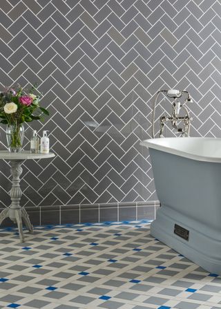 How to choose bathroom flooring patterned ceramic tiles by Original Style