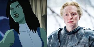She-Hulk and Gwendoline Christie in Game Of Thrones