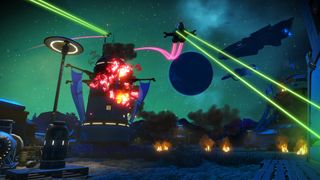 No Man's Sky Outlaws pirate ships in space combat