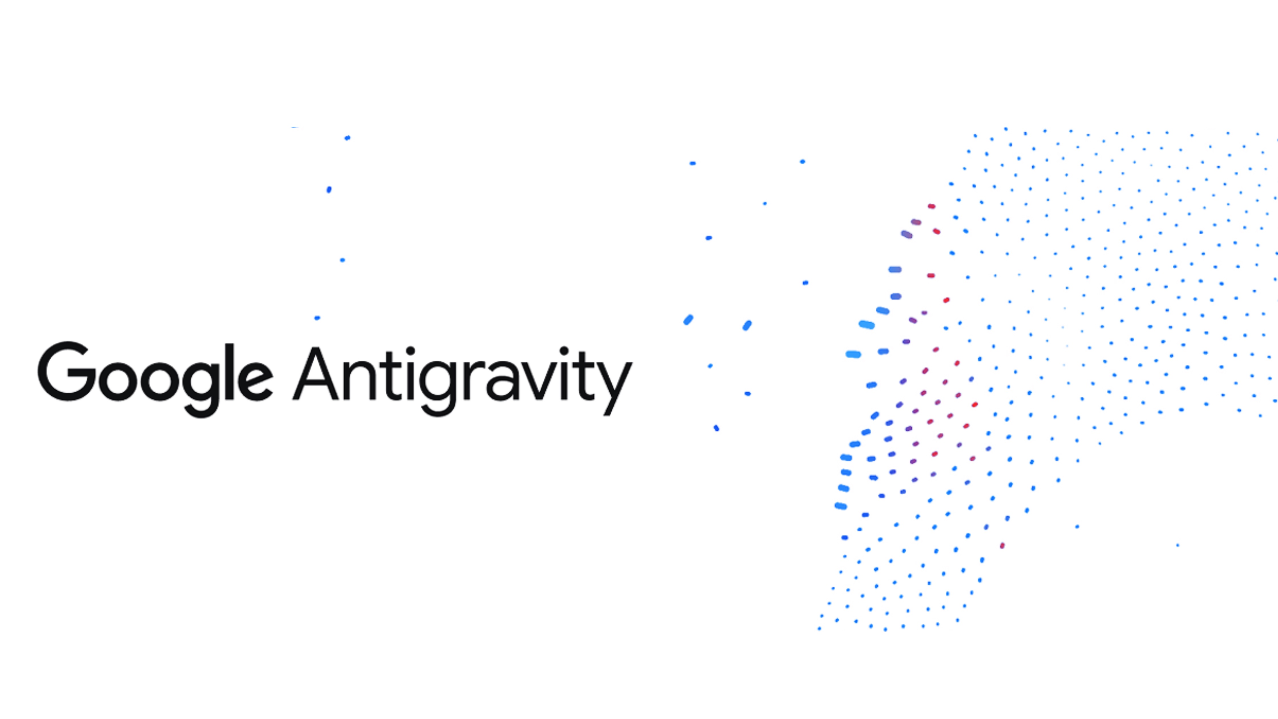 The promotional images and UI elements for Google Antigravity.