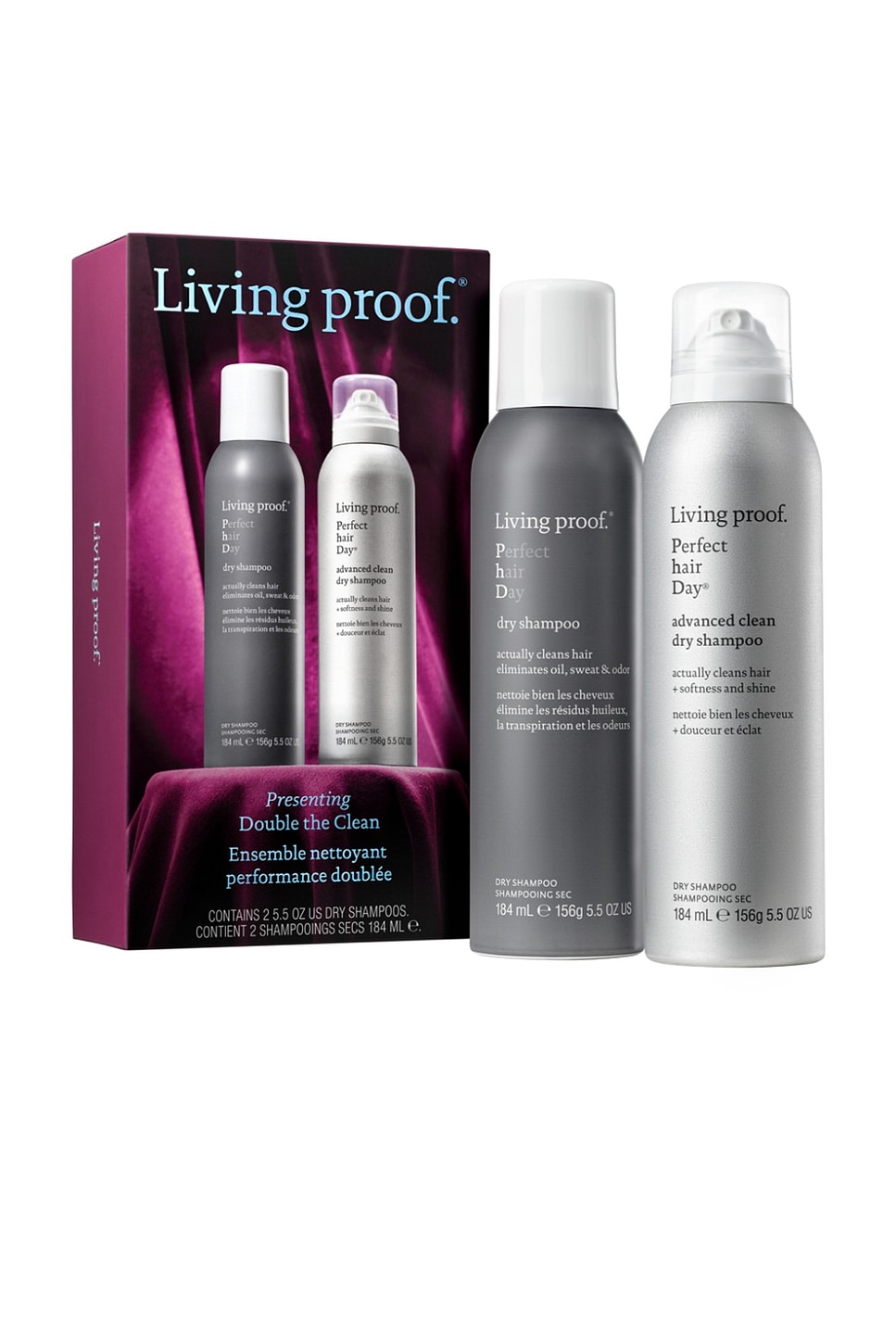 Presenting Double the Clean Dry Shampoo Duo