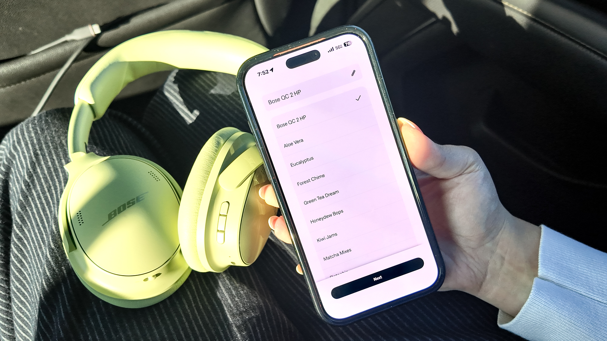 The app for the the Bose QuietComfort Headphones (2nd Gen)