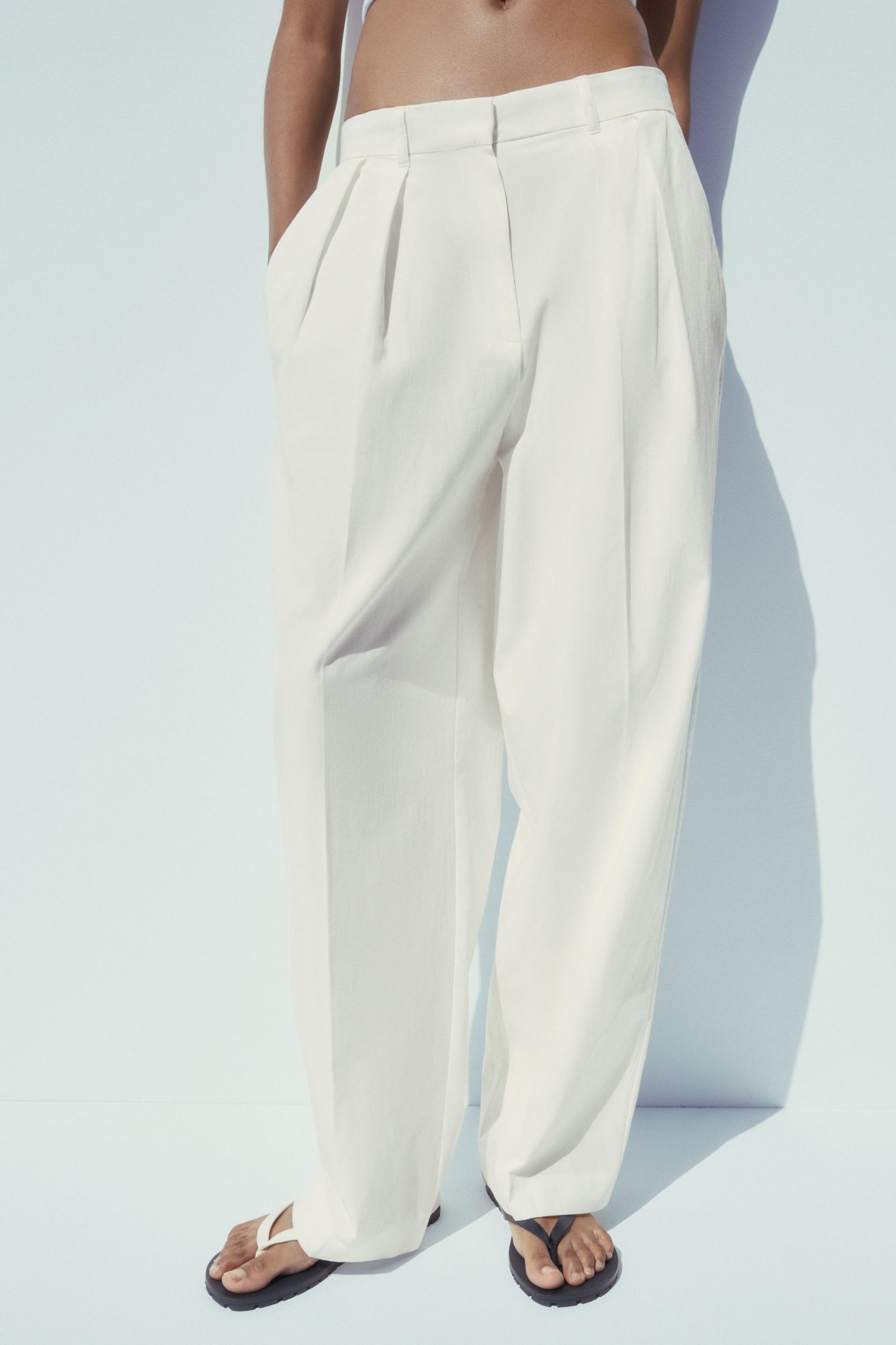 Multi-Pleat Pants