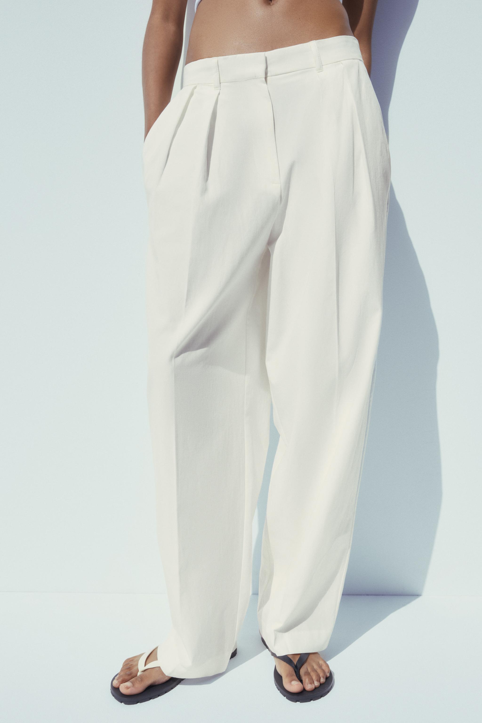 Multi-Pleat Pants