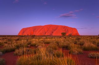 Uluru at sunset