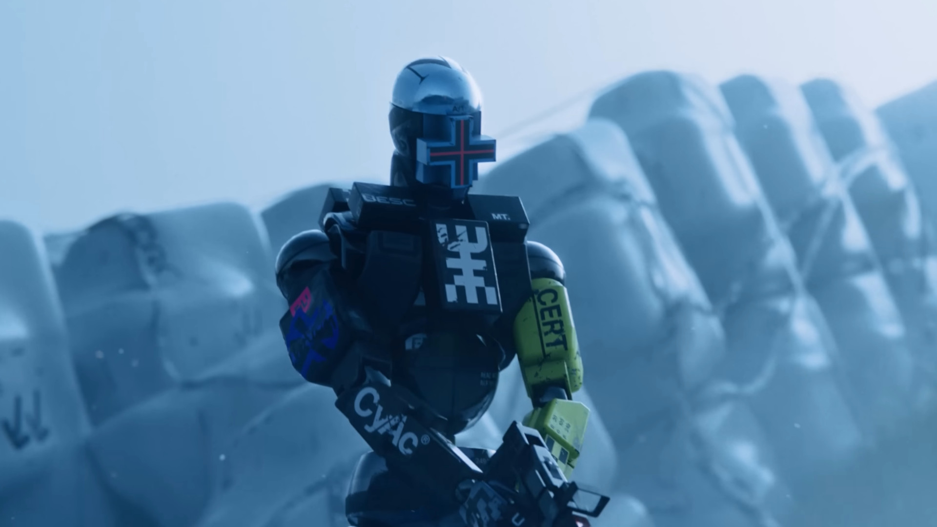 The shell Rook looks down at a puddle of bodies