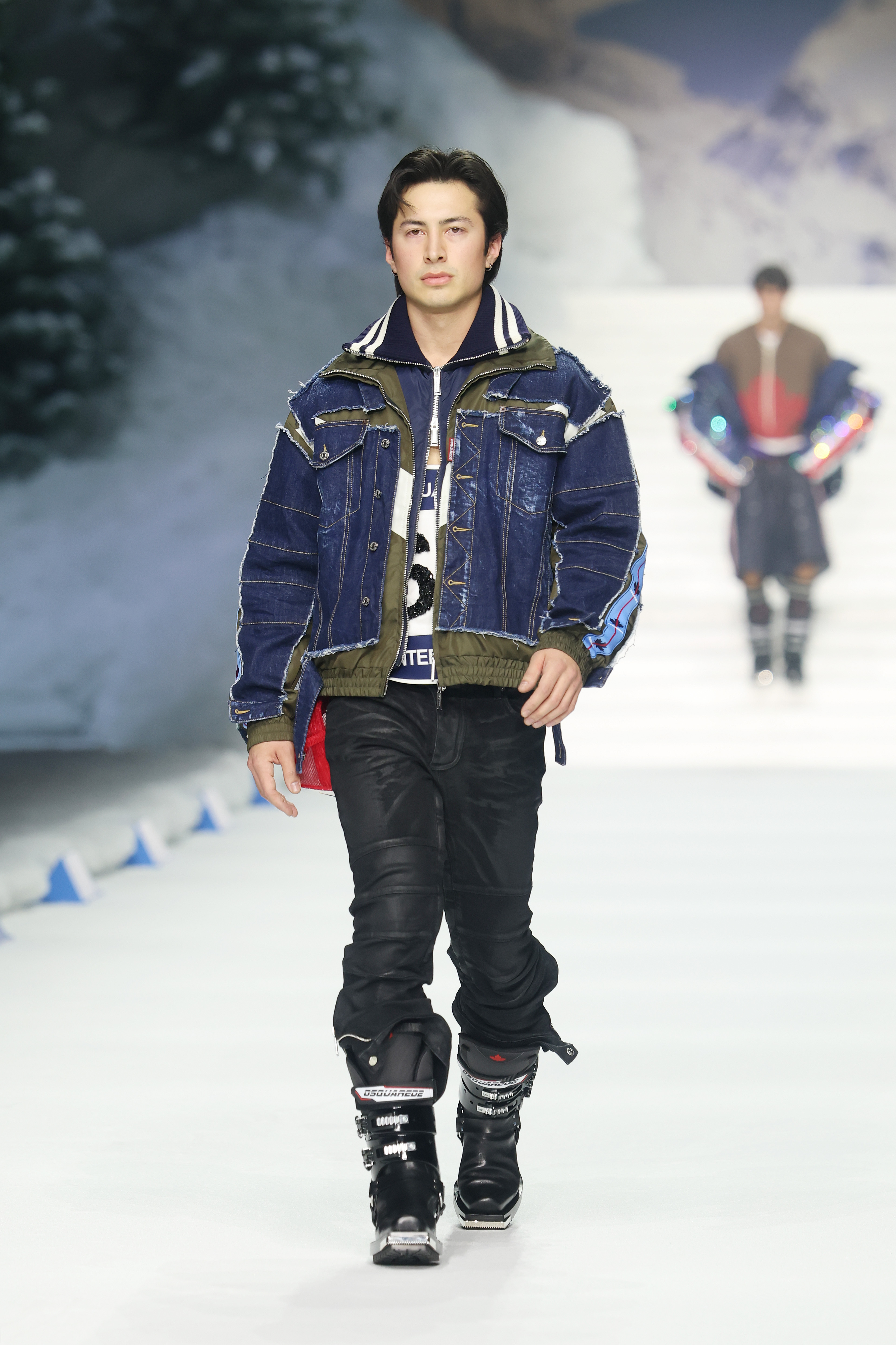 Hudson Williams made his runway debut in the Dsquared2 Fall 2026 show