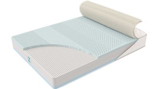 Saatva Zenhaven review: An image showing the inside of the latex and wool mattress