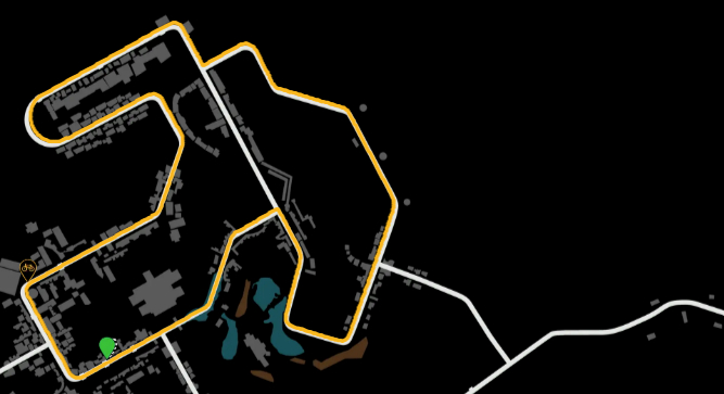 The Bruges course from MyWhoosh
