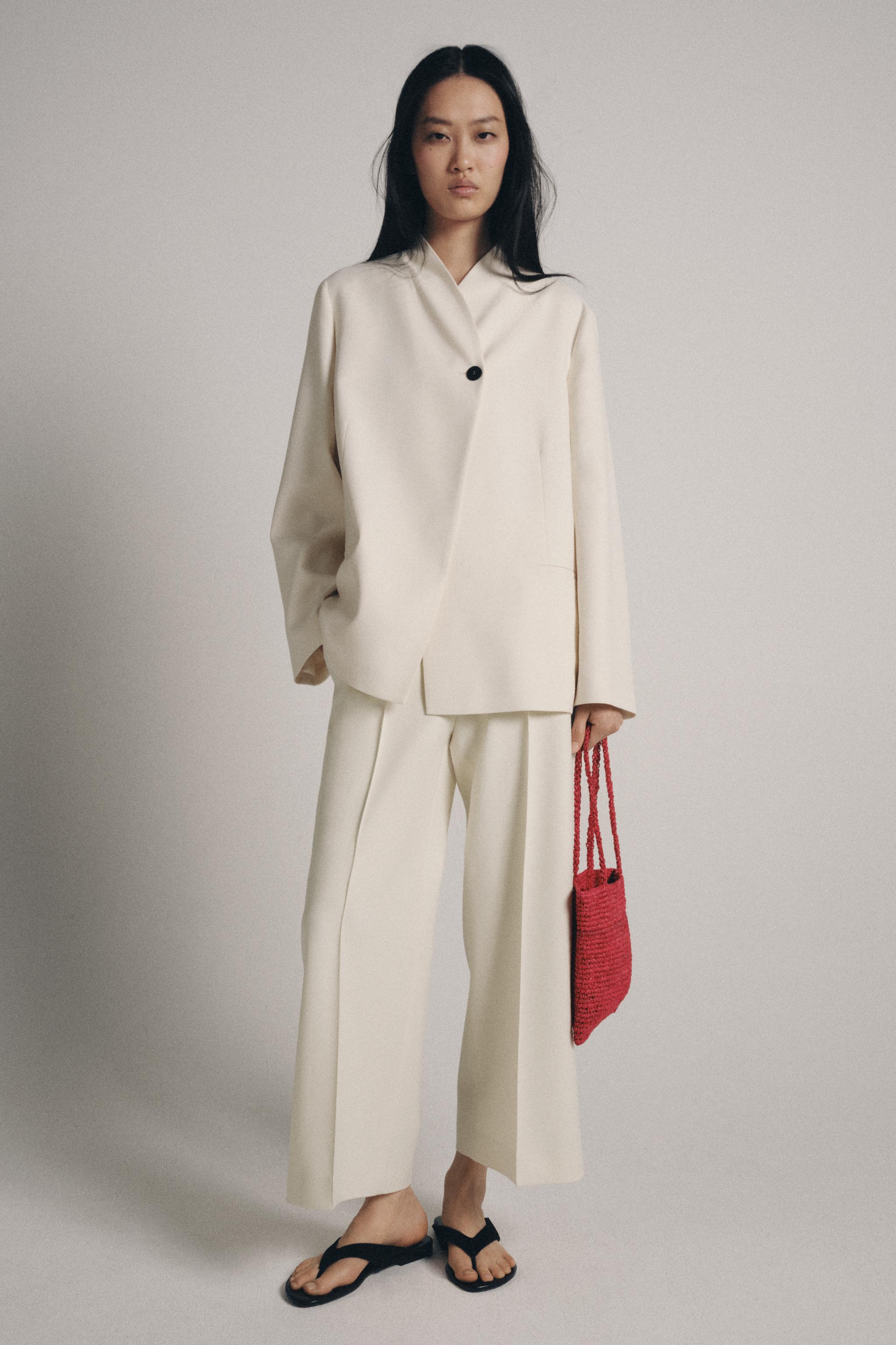 Zw Collection Double-Breasted Blazer