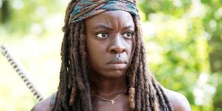 Dnai Gurira as Michonne on The Walking Dead