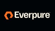 Logo of Everpure, the new name for Pure Storage following a rebrand, pictured against a black backdrop.