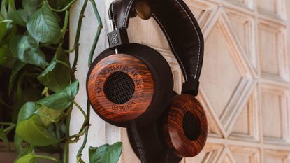 Grado GS3000x Statement review: headphones hanging with leaves behind