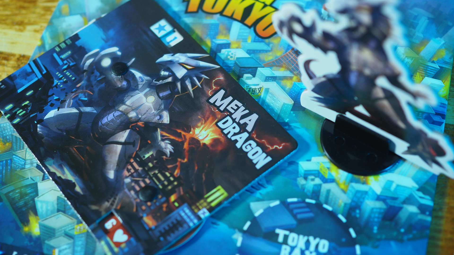 The King of Tokyo Meka Dragon board