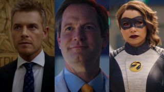 Rick Cosnett, Matt Letscher and Jessica Parker Kennedy&#039;s characters from The Flash