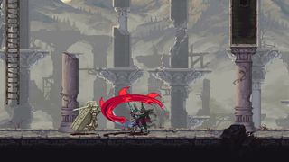 Character attacking an enemy