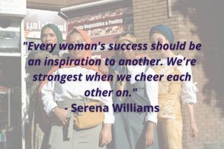 An International Women's Day quote from Serena Williams