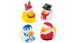 Baker Ross X275 Christmas Ducks, Assorted,Pack of 4