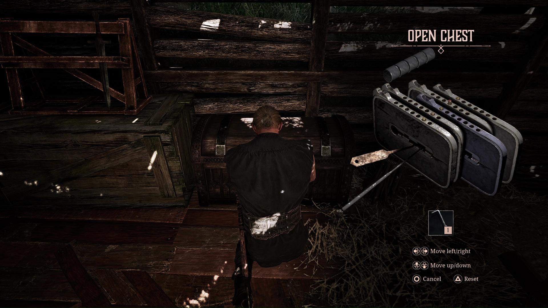 A players struggles with lockpicking in the Gothic 1 Remake