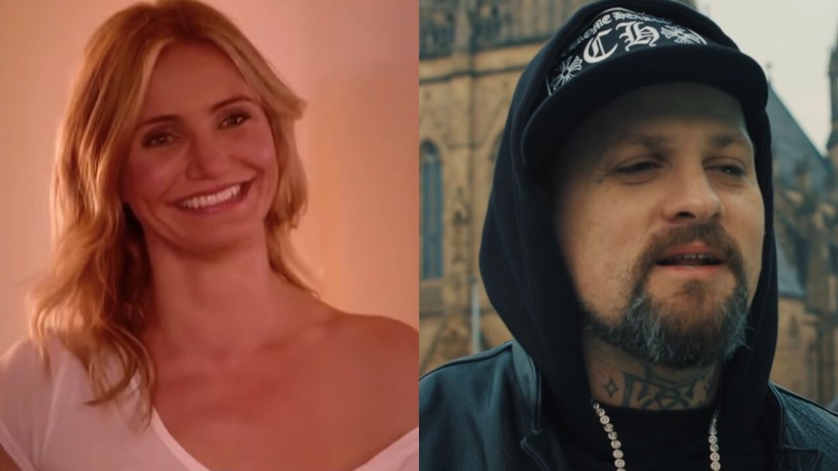 Cameron Diaz and Benji Madden of Good Charlotte.