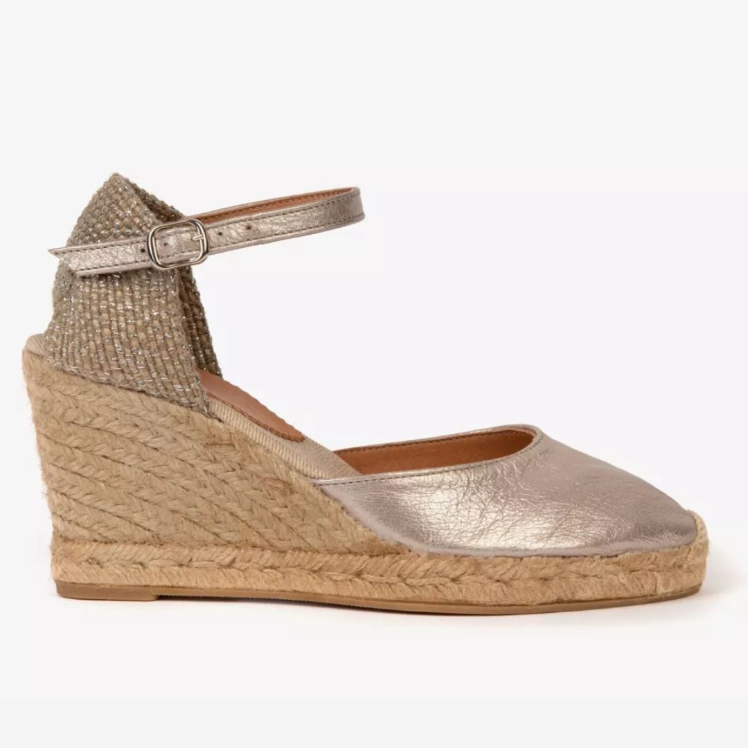 Penelope Chilvers Metallic Espadrilles
