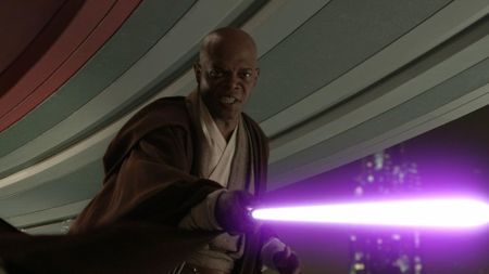 Samuel L. Jackson as Mace Windu in Star Wars: Revenge of the Sith