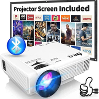 Mini Projector with Bluetooth and Projector Screen, £79.99 at Amazon