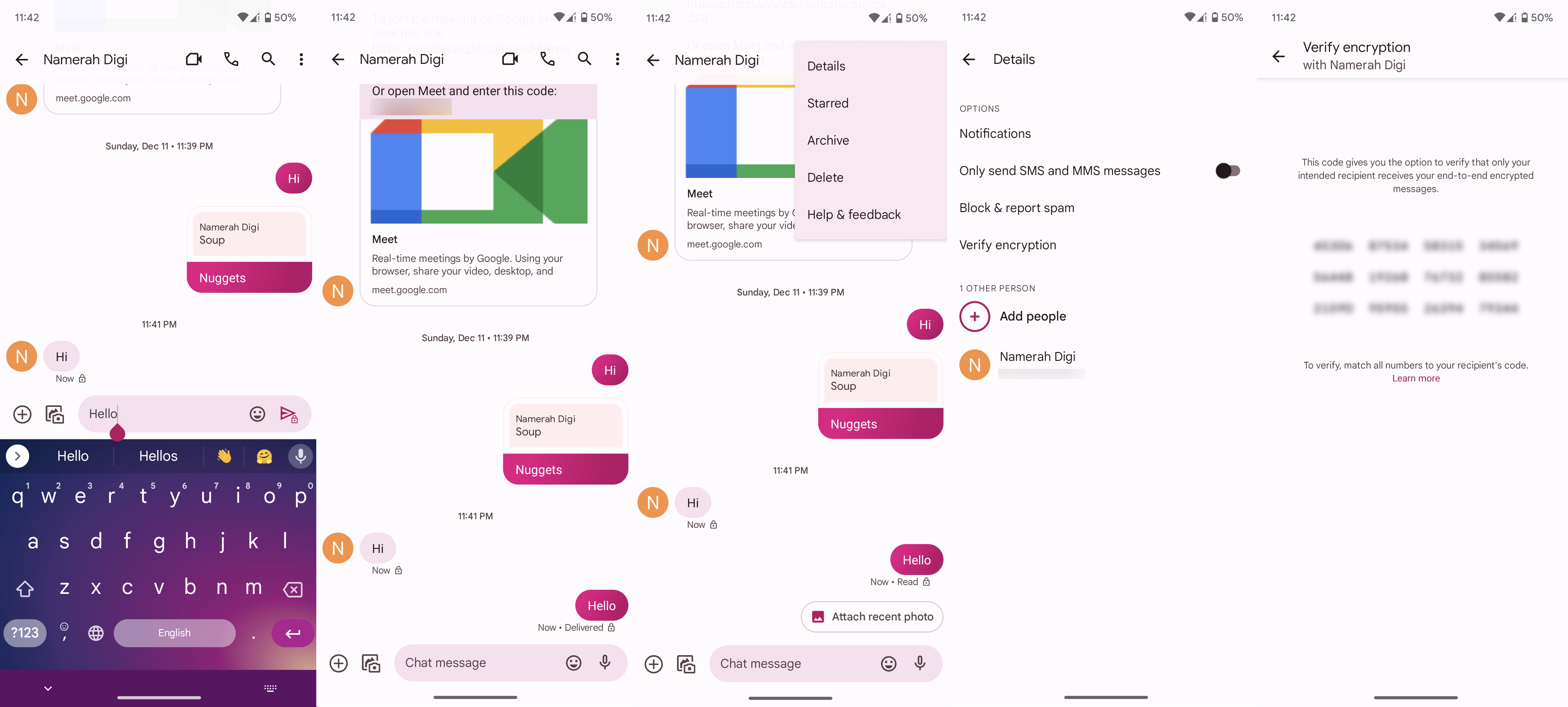 Cómo habilitar y usar el cifrado de extremo a extremo en Google Messages