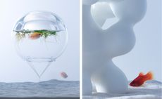 aquarium prototypes with fish