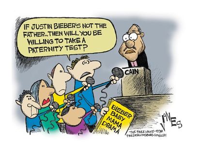 Bieber baby drama gets political