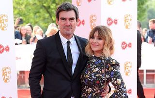 Jeff Hordley with wife Zoe Henry