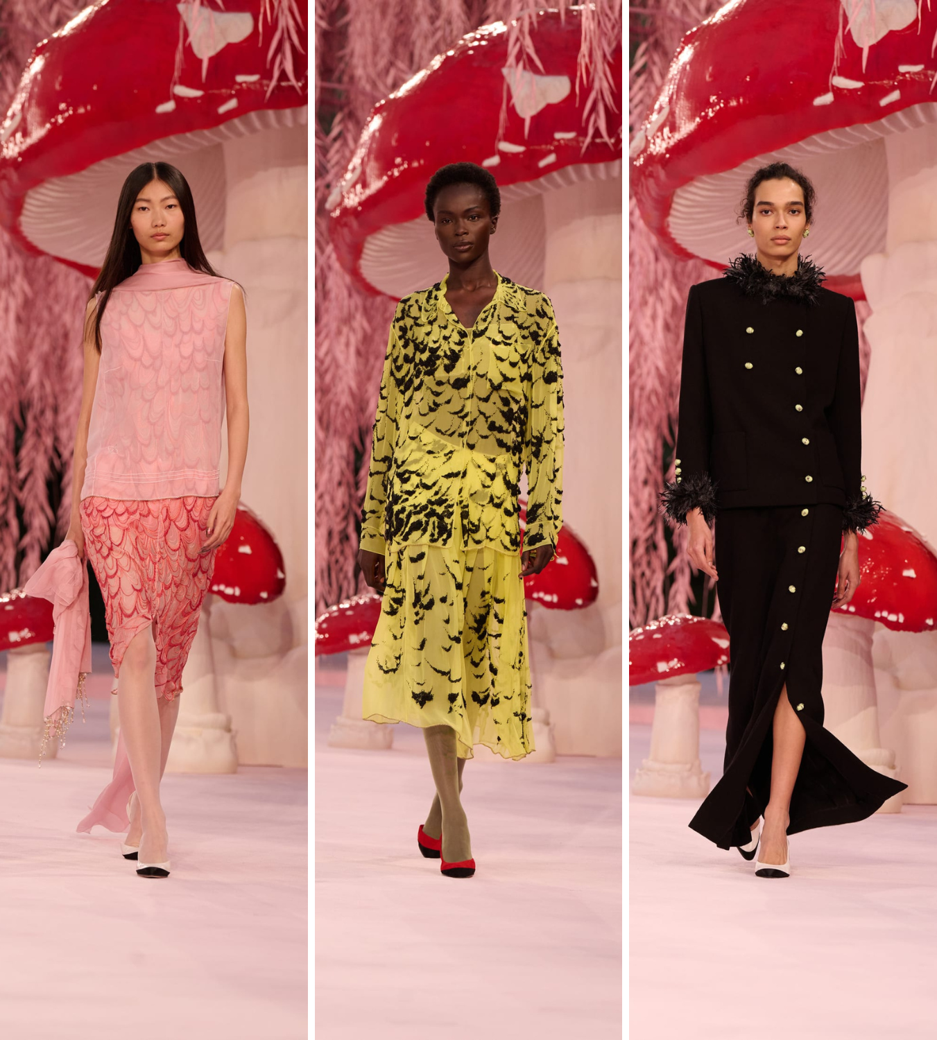 Chanel Haute Couture ss26 catwalk models