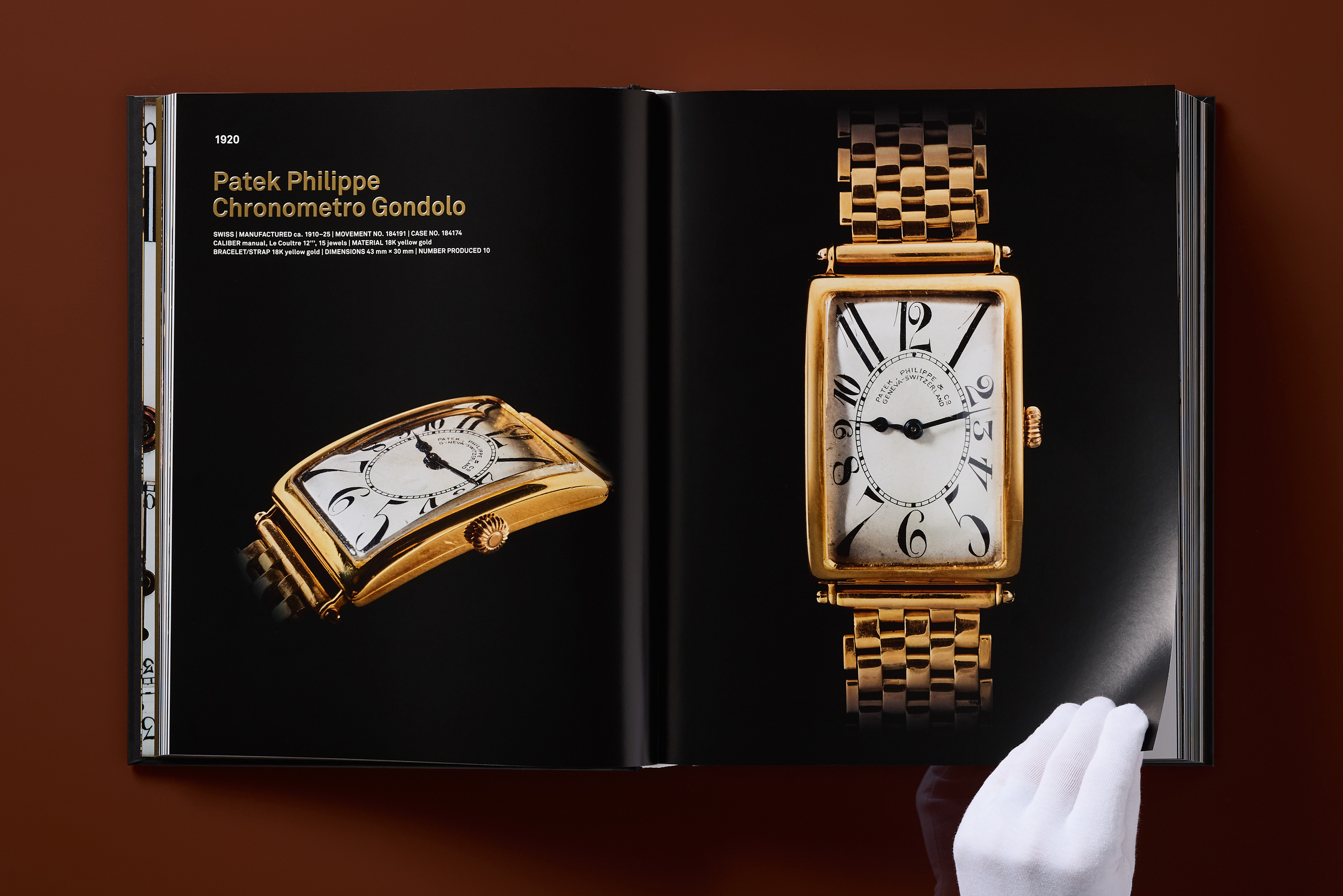 watch imagery in a glossy Taschen book