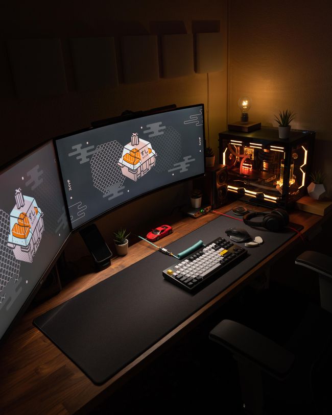 Designing a complete desk aesthetic around your PC is truly satisfying ...