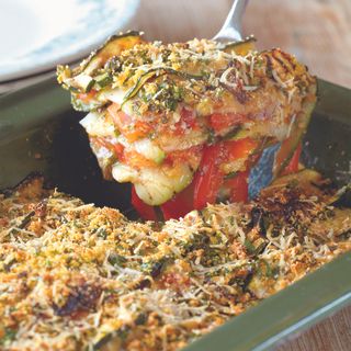 Leon's Courgette and Tomato Gratin Recipe