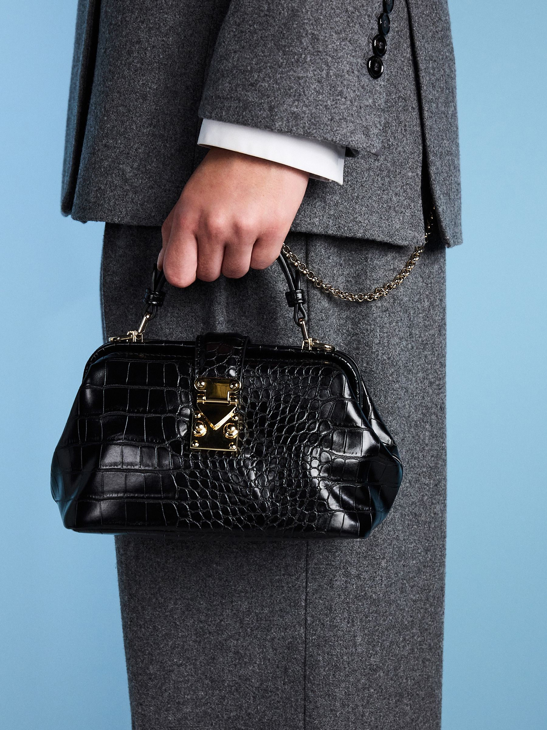 Black Tabitha Simmons X Next Come as You Are Mini Bag