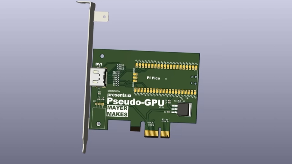 Raspberry Pi Pico turned into a working GPU