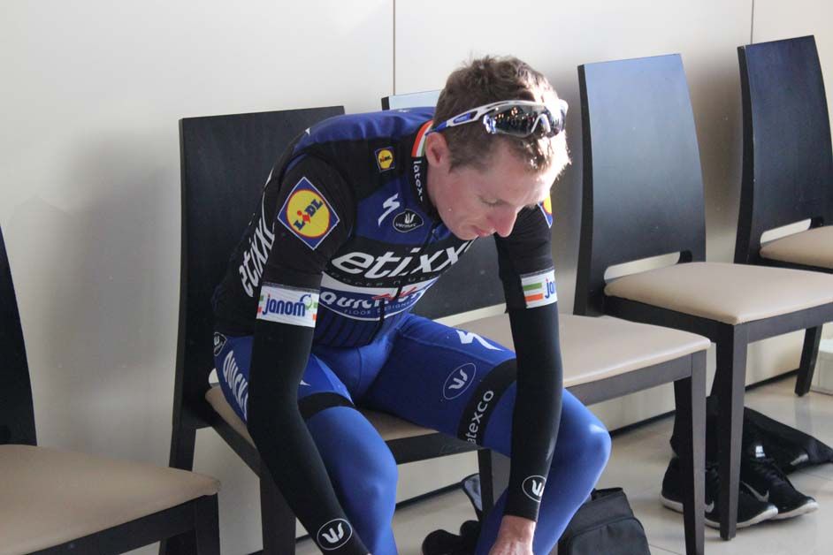 Dan Martin has the Irish stripes on his sleeves as a former Irish national champion