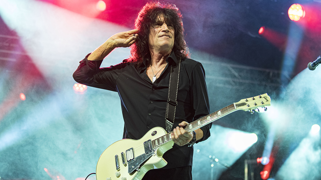 Tommy Thayer during Alice Cooper's CoopStock 2026 at Las Sendas Golf Club on April 11, 2026 in Mesa, Arizona. The annual charity event raises funds for Alice Cooper's Solid Rock Foundation.