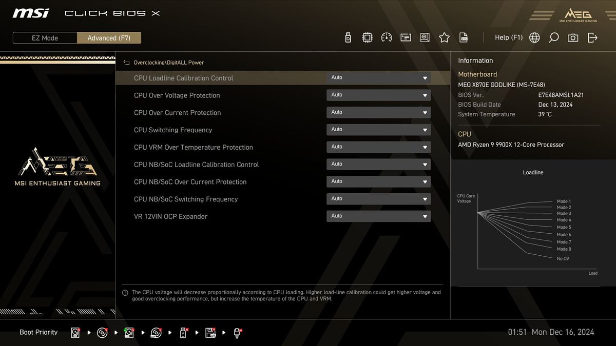MSI X870E Godlike