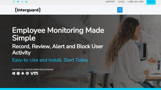 InterGuard website screenshot.
