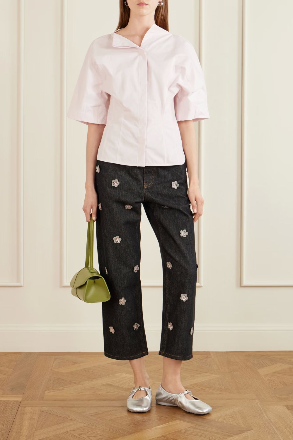 Large Makeup and Wash Bag in Blue Aura