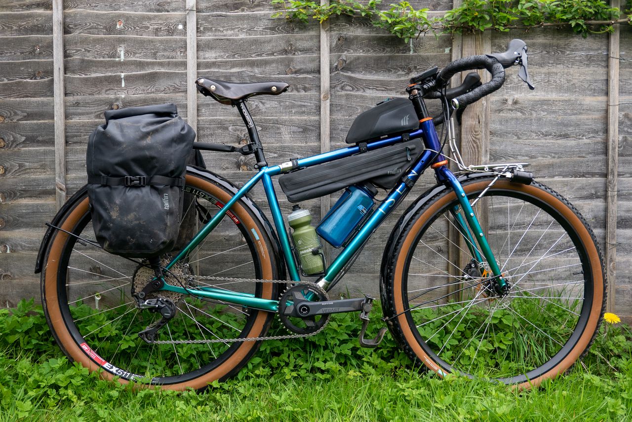 Tailfin Cycling Bags on Bike