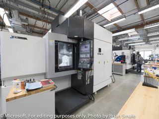 One of the 26 CNC Machines at the Microsoft APC