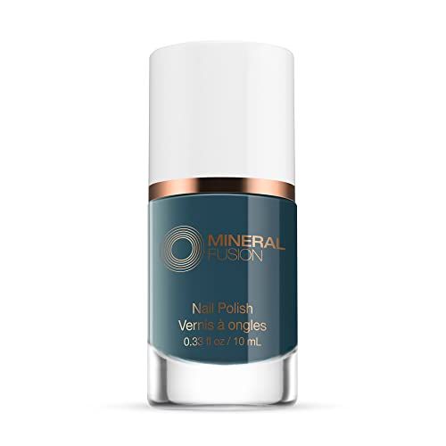 Mineral Fusion Nail Polish, Blue Grey Green, Perfect Storm Perfect Storm 0.33 Fl Oz (pack of 1)