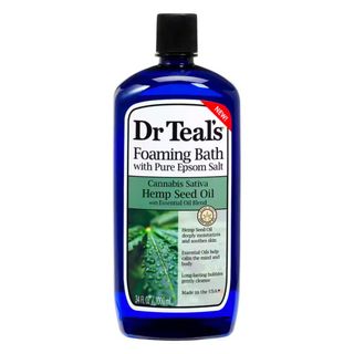 Dr Teals Foaming Bath Pure Epsom Salt with Hemp Seed Oil 