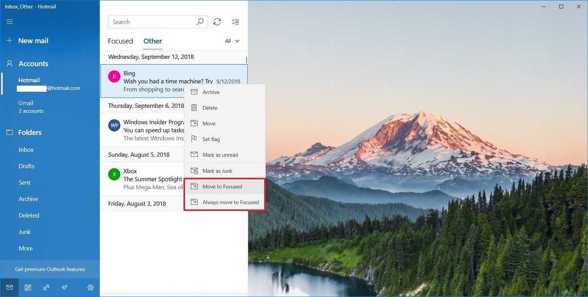 How to use Focused Inbox in Outlook | Windows Central