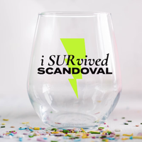 I SURvived Scandoval Wine Glass
RRP: