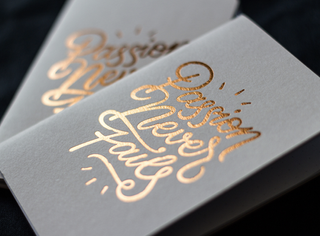 Make your message stand out with foiling